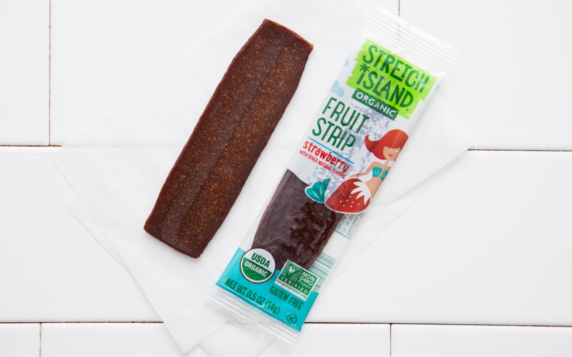 Organic Strawberry Fruit Leather Stretch Island Fruit Co. SF Bay